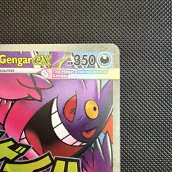 Pokemon TCG Mega Gengar EX Secret Rare Full Art Holo 269/217 English - Image 3