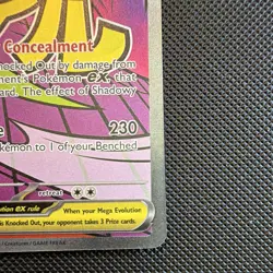 Pokemon TCG Mega Gengar EX Secret Rare Full Art Holo 269/217 English - Image 5