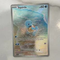 The Pokemon Company Squirtle 170/165 SV 151 Illus Rare Full Art Holo ENG 60HP - Image 1
