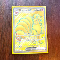 Pokemon TCG Ninetales EX 186/165 Evolutions Secret Rare Full Art Holo ENG 2016 - Image 1