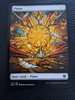 MTG Plains - Showcase Full Art Dominaria United [NM] - Image 1