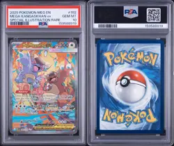 Pokemon TCG 2025 ME01 Mega Evolution Mega Kangaskhan ex 182/132 PSA 10 SIR - Image 3