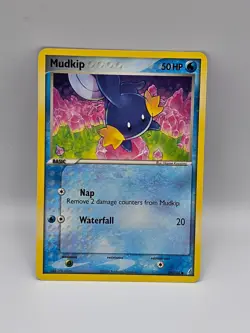 Pokemon TCG Mudkip 58/100 EX Crystal Guardians Non Holo - Common - NM - Image 1