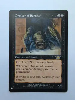 MTG Drinker of Sorrow (LIST) The List Regular Rare 66/145 - Image 1