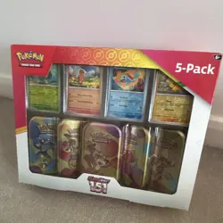 Pokemon TCG Scarlet & Violet 151 Mini Tin 5-Pack (10 Booster Packs) - sealed - Image 1
