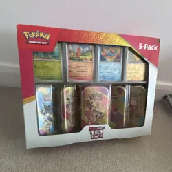 Pokemon TCG Scarlet & Violet 151 Mini Tin 5-Pack (10 Booster Packs) - sealed - Image 2