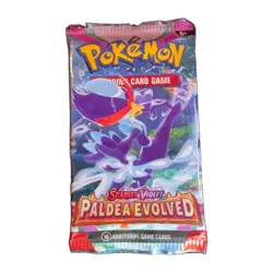 Pokemon Scarlet and Violet SV2 Paldea Evolved Booster Pack 10 Cards Sealed - Image 1