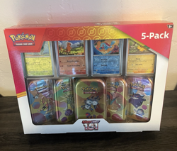 Costco Pokemon Scarlet & Violet 151 Mini Tin 5-pack (Magneton) Sealed New - Image 1