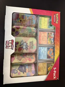 Pokemon TCG Scarlet and Violet 151 Mini Tins Costco Bundle 5 Pack Sealed - Image 2
