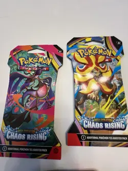 Pokemon New Bundle Mega Evolution Chaos Rising blister pkgs,booster pkgs, unopen - Image 5
