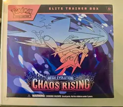 Pokemon Mega Evolution Chaos Rising ETB And 3 Pack Blister BUNDLE! - Image 1