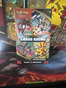 Pokemon Center Mega Evolution Chaos Rising Booster Bundle *SEALED* - Image 1