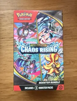 Pokemon TCG Mega Evolution: Chaos Rising Booster Bundle - 6 Booster Packs - Image 1
