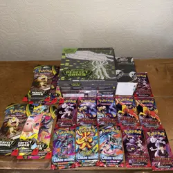 Pokemon Sealed Bundle, Destined Rivals Pitch Black Perfect Order & Chaos Rising - Image 1