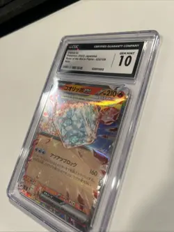 CGC 10 GEM MINT Pokemon 2023 Eiscue ex RR 020/108 Ruler Black Flame SV3 Japanese - Image 4