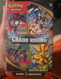 Pokemon TCG Mega Evolution: Chaos Rising Booster Bundle Box 6 Packs English - Image 1