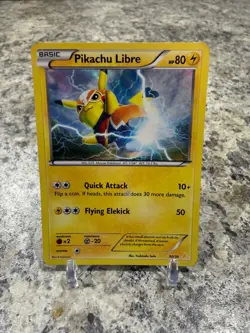 Pokemon TCG Pikachu Libre 30/30 Holo XY Trainer Kit MP - Image 1