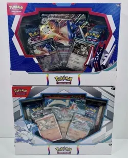 Pokemon TCG Reshiram EX & Archaludon EX Collection Box Bundle - Factory Sealed - Image 1