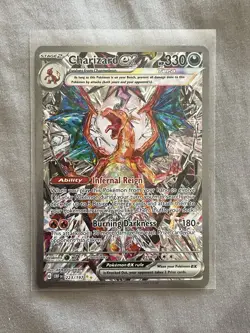 Pokemon TCG Charizard EX Card 223/197 Obsidian Flames Special Illustration Rare - Image 1