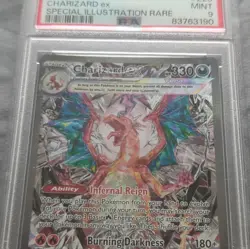 The Pokemon Company Charizard ex 223/197 Obsidian Flames SIR PSA 9 Holo EN - Image 1