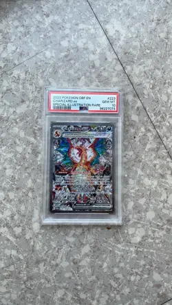 Pokemon TCG Charizard ex 223/197 SV03 Obsidian Flames SIR Holo English PSA 10 - Image 1