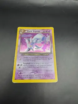 Pokemon TCG Dark Espeon 4/105 Neo Destiny Holo - WOTC Vintage Holo Rare - Image 2