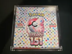 POKEMON TCG 151 BOOSTER BOX JAPANESE FACTORY SEALED - Image 1