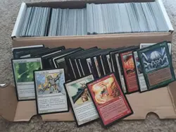 The image shows a bulk collection of assorted Magic: The Gathering trading cards - Image 1