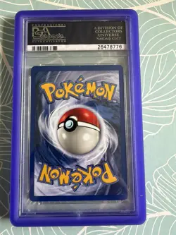 1999 POKEMON BASE SET UNLIMITED #1 ALAKAZAM-HOLO PSA 9 - Image 2