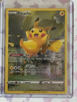 Pokemon TCG Pikachu GG30/GG70 Crown Zenith Galarian Gallery Ultra Rare Holo - Image 1