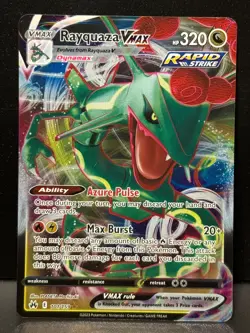 Rayquaza VMAX 101/159 SWSH Crown Zenith VMAX Rare Holo Pokemon Card NM - Image 1