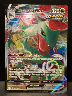 Rayquaza VMAX 101/159 SWSH Crown Zenith VMAX Rare Holo Pokemon Card NM - Image 2
