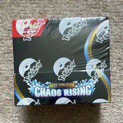 Pokemon TCG Mega Evolution Chaos Rising Booster Box 120+ Cards. Full seam. - Image 1