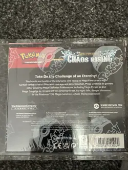 Pokemon TCG Mega Evolution: Chaos rising full booster box - English - Image 1
