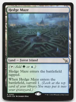 Hedge Maze - LP Lightly Played - MKM Murders at Karlov Manor # 262 - MTG Magic - Image 1