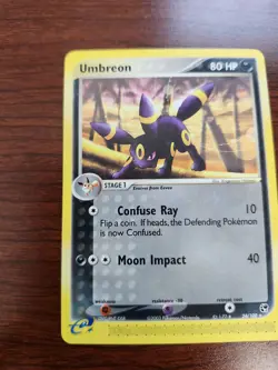 Pokemon TCG Umbreon EX Sandstorm Card 24/100 Regular Rare, Near Mint Condition - Image 4