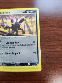 Pokemon TCG Umbreon EX Sandstorm Card 24/100 Regular Rare, Near Mint Condition - Image 5