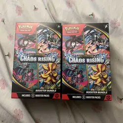 Pokemon Mega Evolution—Chaos Rising Booster Bundle Box x2 English Pokemon TCG - Image 1