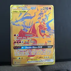 Pokemon TCG Reshiram & Charizard GX Sun & Moon Sm247 Holo Promo - Image 1