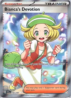 Bianca's Devotion Ultra Rare SV05: Temporal Forces 197/162 NM Pokemon TCG - Image 1