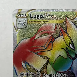Pokemon TCG Lugia VSTAR SECRET RAINBOW RARE Silver Tempest 202/195 NM Card - Image 2