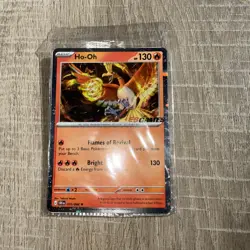 Pokemon TCG Ho-Oh EB Games Stamped Promo 010/086 Chaos Rising (SEALED!) - Image 1
