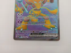 Pokemon Alakazam ex Trading Card Scarlet & Violet 151 188/165 Holo Ultra Rare - Image 3