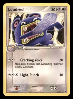 Loudred Hidden Legends Uncommon Pokemon Lightly played - Image 1