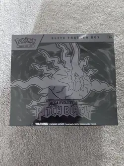 Pokemon TCG Mega Evolution: Pitch Black Elite Trainer Box (ETB) Factory Sealed - Image 1