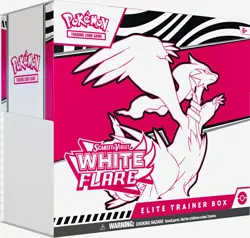 Pokemon TCG Scarlet & Violet White Flare Elite Trainer Box 9 Packs 6+ - Image 1