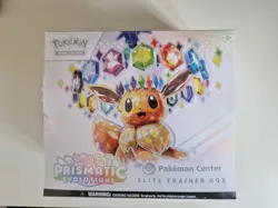 Pokemon Centre Prismatic Evolutions Elite Trainer Box New Sealed - Image 1