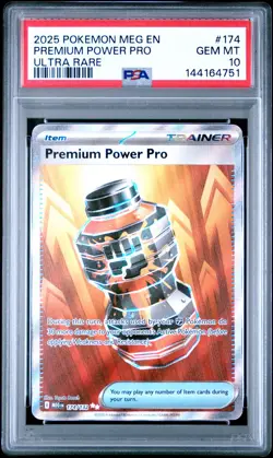 2025 POKEMON MEG EN-MEGA EVOLUTION ULTRA RARE #174 PREMIUM POWER PRO PSA 10 - Image 1