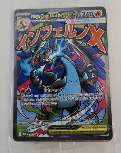 Mega Charizard X EX 023/MEP Promo Foil Mega Evolution EX Pokemon TCG EN HP360 - Image 1