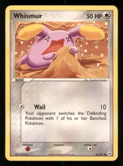 Whismur 82/101 EX Hidden Legends 2004 - Pokemon TCG LP/NM - Image 1